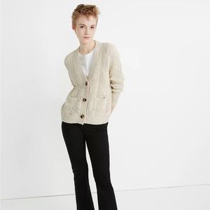 Madewell fisherman style cardigan